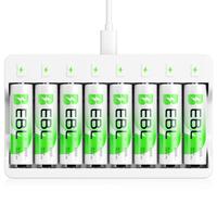 8 x AA(2800mAh) +  Charger（white）