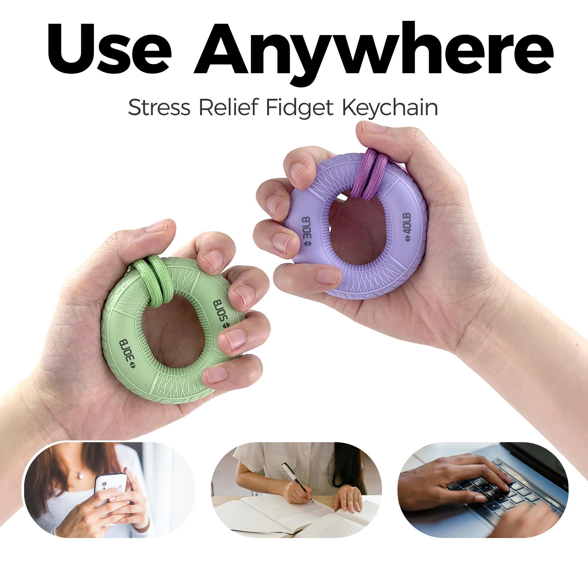 Fidget Toy, Aesthetic Keychain, Squeeze Keychain, Stress Relief, Hand Fitness & Finger Training