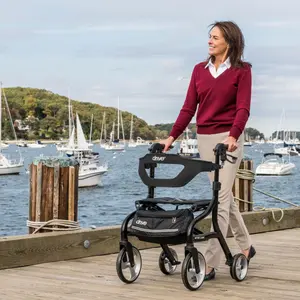 Drive Medical Nitro Sprint Rollator 350 lb 10-Inch Wheels
