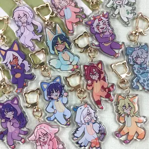 Genshin Onesie Keychains Vol.2 - Genshin Impact Keychain, Animal Cute Keyring Accessory, Fun Charm For Backpack Or Purse | High Quality and Customer Favorite Items