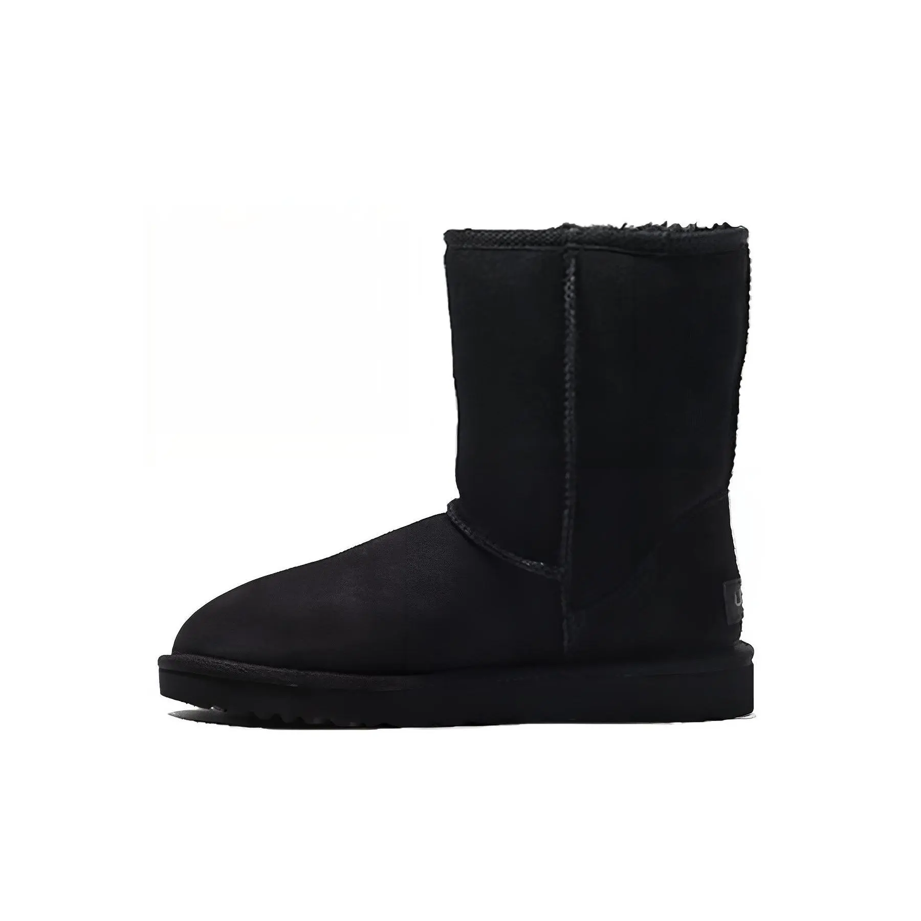 UGG Women's Classic Short II Black Sheepskin Boot, Cozy and Lightweight for Casual Fall and Winter Wear, Shoe, Footwear