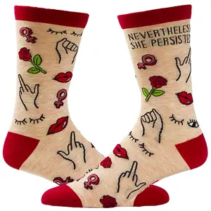 Youth Nevertheless She Persisted Socks Cool Girl Power Fun Colorful Novelty Funky Funny Graphic Socks Comfortable Fitted Spandex Cotton Youth Nevertheless She Persisted Socks Cool Girl Power Fun Colorful Novelty Funky Funny Graphic Socks Comfortable Fitted Spandex Cotton