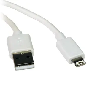 Tripplite  USB Synchronizer & Charge Cable With Lightning Connector - White- 3 ft.