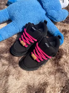 Men's Warrior Skate Shoes, Vintage Outdoor Laces, Casual Low Top Canvas Sneakers, Sporty Streetwear for Fall & Winter, Sports Shoes