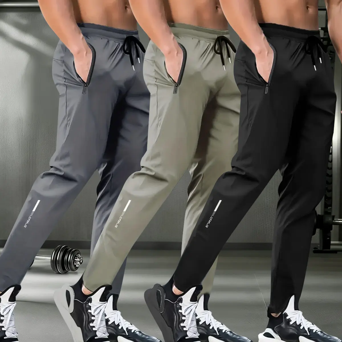 Black + Khaki + Gray