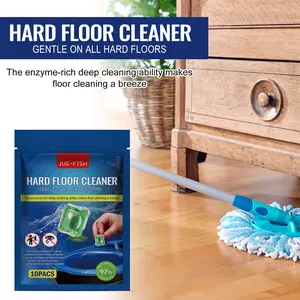 Jue-Fish Hard Floor Cleaning Condensate Beads Floor Cleaning Stain Fragrance Polishing Brightening Tile Cleaner Household Bucket