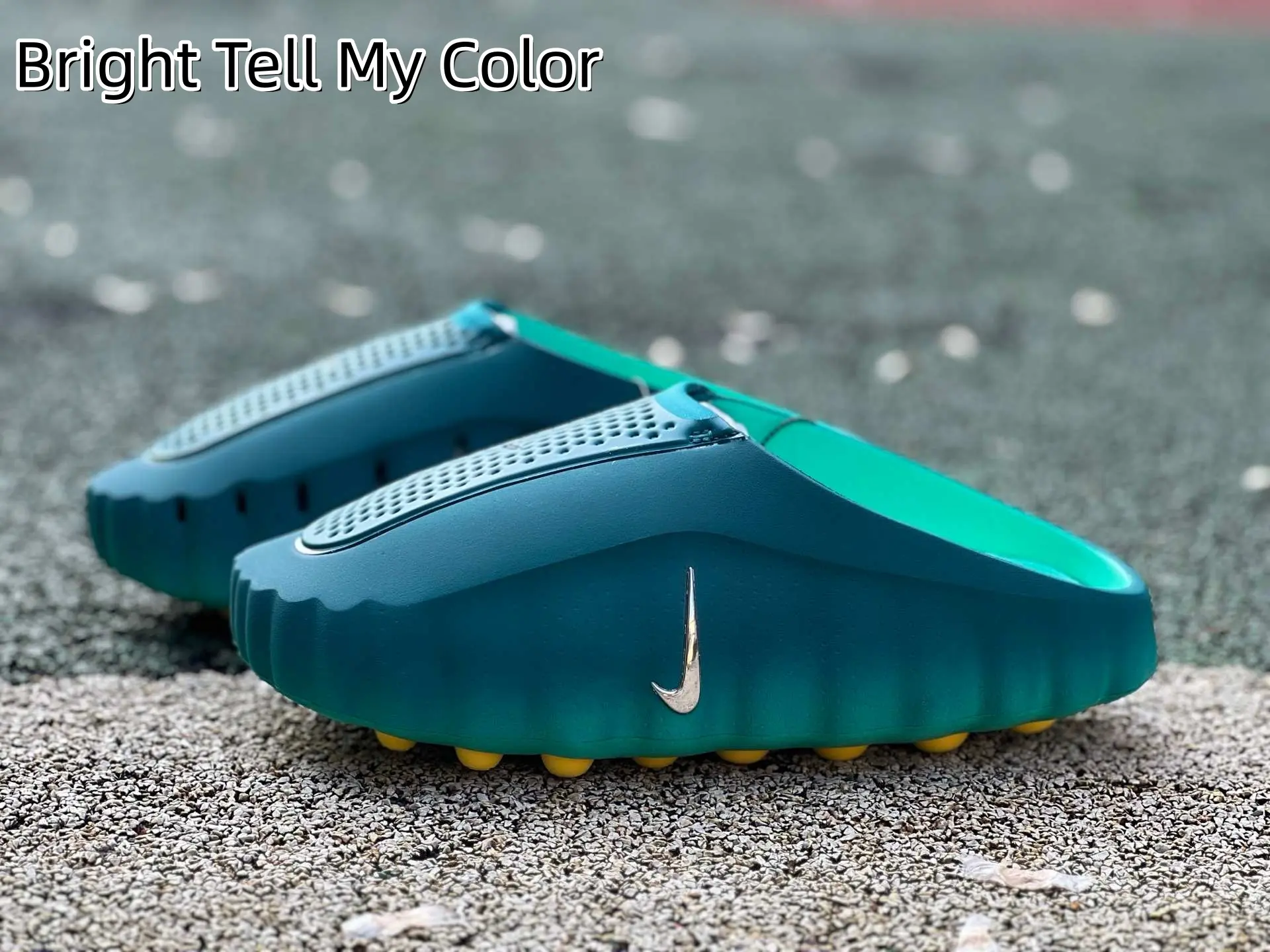 Zero Sweat Hollow Open Back Slides | Supple Lightweight One-piece EVA Shell | Fast Water Discharge Vent Holes | Textured Anti-slip Bottom | Men Women Pool Beach Casual Relax Sandals