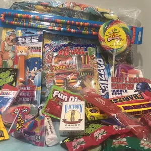 Retro Gifts By Roka Pocket Monsters Backpack Gift Bag Large Multicolor Design Featuring Pal World Friends With A Top Zipper Closure And Front Zipper Pocket With Adjustable Straps