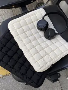 Korean Style Plaid Bubble Simple Laptop Bag, iPad Protective Case 11, 13, 15 Inch Universal Fit, Stylish Computer Sleeve, Laptop Casing