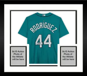 Framed Julio Rodriguez Seattle Mariners Autographed Green Nike Replica Jersey - Fanatics Authentic Certified