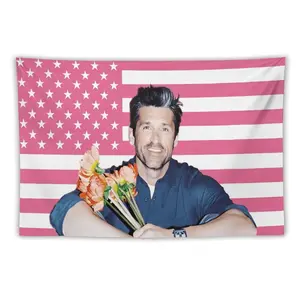 Patrick Actor Dempsey Flag Tapestry Poster Perfect for Fans Room Bedroom Living Room Dorm Or Outdoor Wall Decoration Merch
