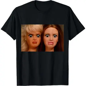 Funny Disgusting Doll face Meme Hilarious Sarcastic Gift Tee T-Shirt