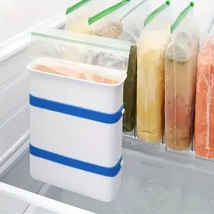 Fridge Food Block Maker, Prep Container for Soups, Sauces, Broths, Stews, Smoothies, Leftover Storage Solution, Leakproof Container, Kitchen Accessories