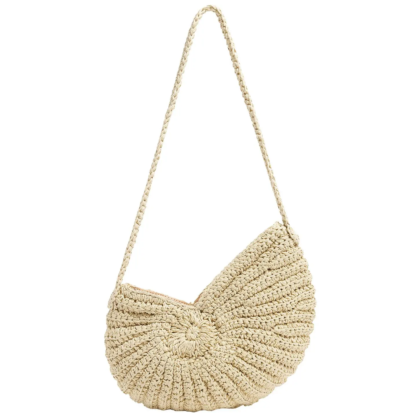 Stoney Clover Lane Shell Spiral Bag in Natural