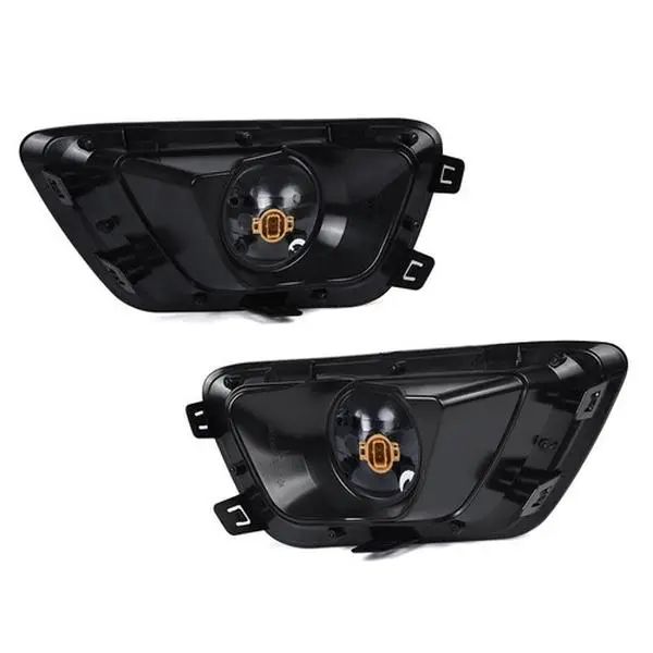 CROSSDESIGN Yes Off-Road LED Fog Lamp Replacement Kit (Pair) - Left/Right Lenses, Chrome Trim Bezel, Switch, Cab Lights, Plug-N-Play Harness, Snowproof, Vehicle Specific Fit, Night Driving Aid, Bolt-On for 2015-2019 Chevy Colorado