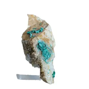 Brochantite on quartz