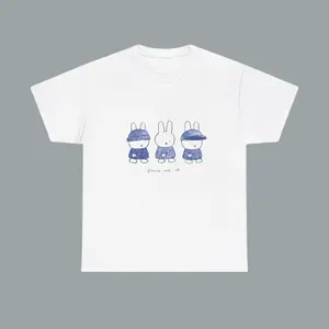 Wave to Earth Miffy T-Shirt, Funny Three Bunnies T-Shirt, Cute Rabbit T-Shirt