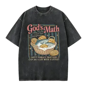 God's Math Shirt For Christian Lover, Loaves and Fishes Faith Based TShirt, God Can Do A lot With Little, Religious Apparel