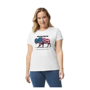 American Hooligan Spirit Animal Graphic T-Shirt 100% Cotton Women