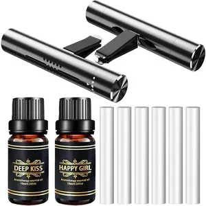 Car Air Fresheners Scents Diffuser Vent Clips Perfume Essential Oil sticks Fro Women Men Automot...