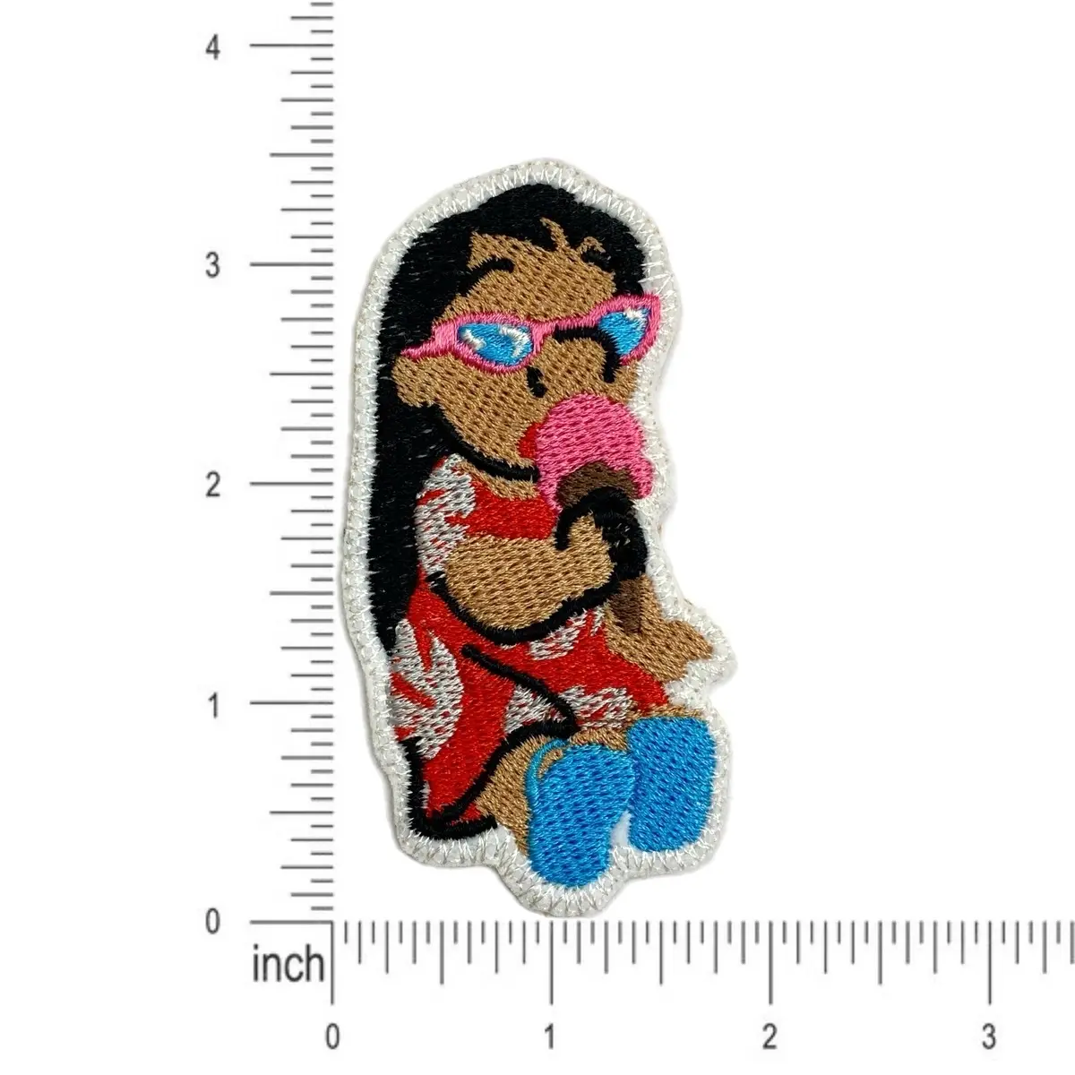 Lilo patch + embroidered + iron on