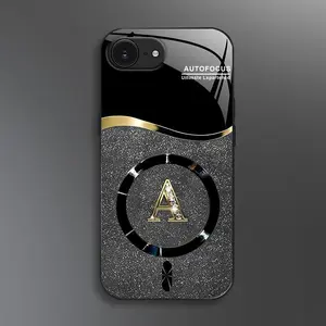 Suitable for [iPhone 16e] high-end MagSafe phone case🥰，Choose from any of the 26 letters， Minimalist, premium design—drop-resistant and fingerprint-proof YM99