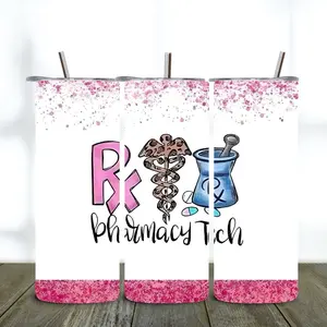 Pharmacy Tech Tumbler - Perfect for Your Morning Drinks - Drinkware, Bottle Portable Washable Reusable Cup Mug tumbler design holiday cups tumblers Bottled