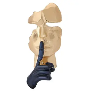 Artistic Face Brooch Textured Metal Accents Jewelry for Women Perfect Adding Unique Charm Gift Bold Statement