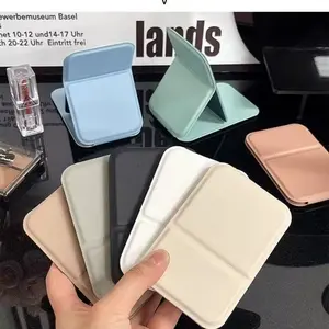 Portable Folding Makeup Mirror, Compact Handheld Vanity, Valentine's Day Mirror, Polished Surface, Nautical Design, Plastic Frame, Travel Hand Mirrors