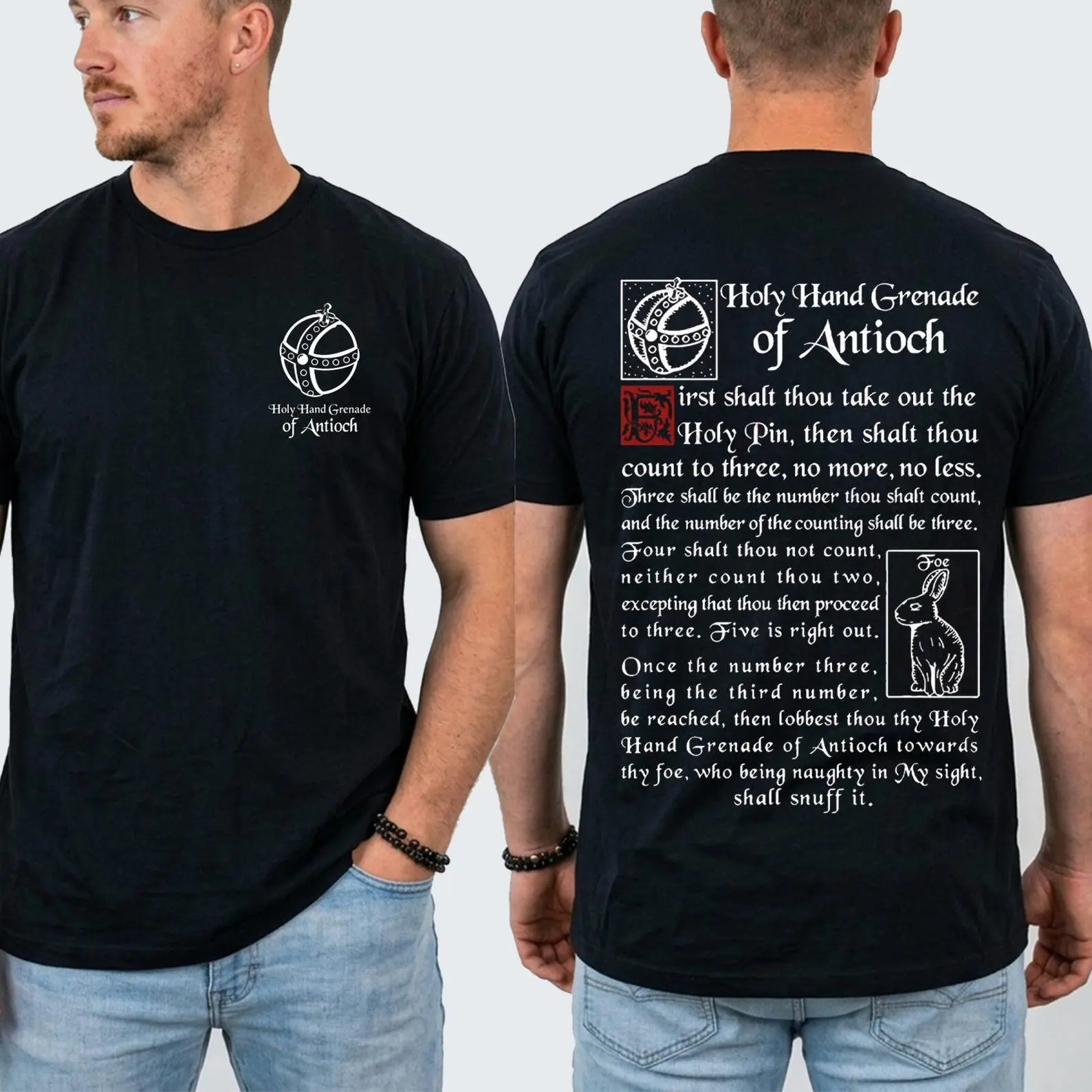 Comfort Colors The Holy Hand Grenade of Antioch T-Shirt, Monty Python Meme Shirt, Funny 1975 Weirdcore Tee, Funny Retro Movie Quote