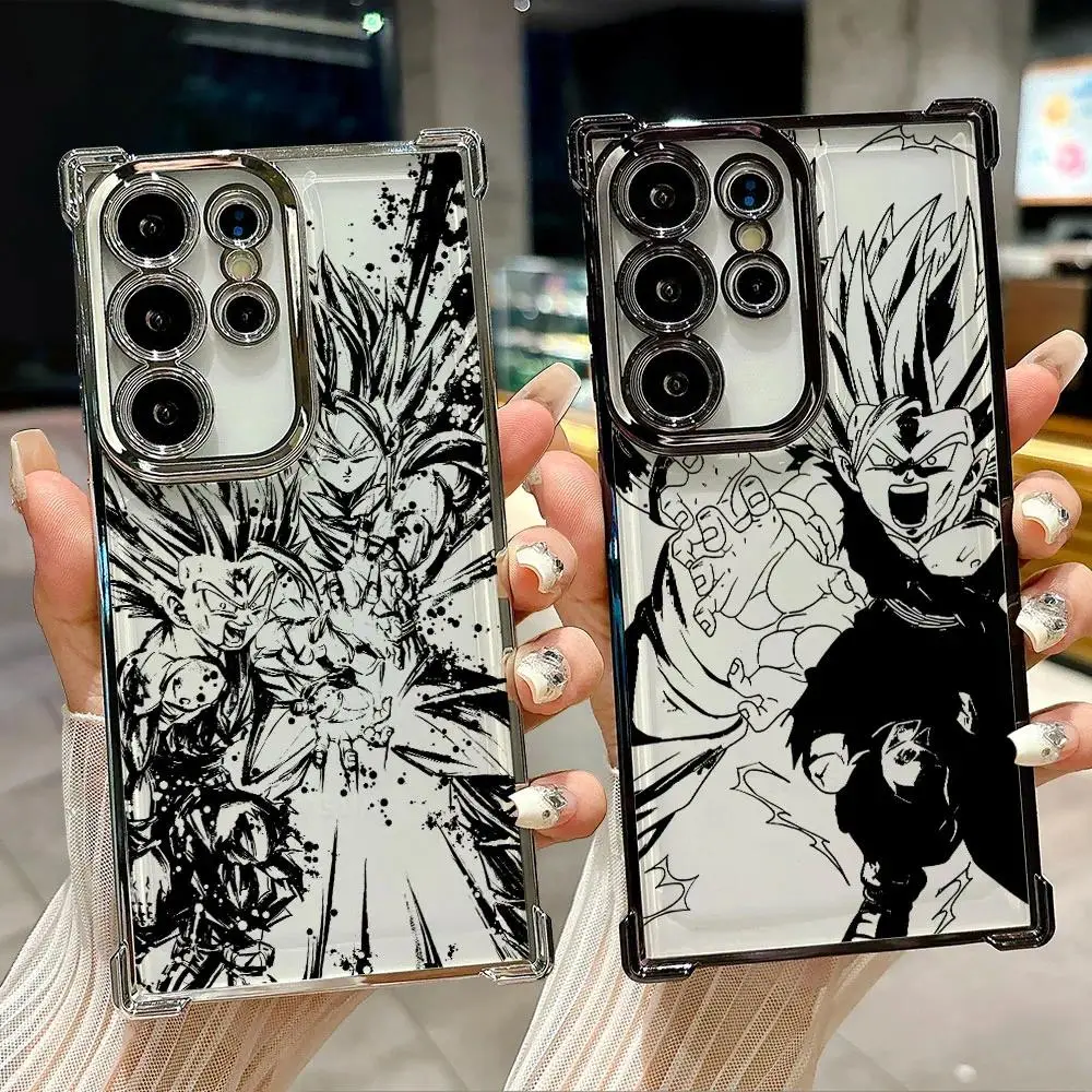 Anime Coque Phone Case Son Gohan For Samsung S26 S25 S24 S23 S22 Ultra FE Plus For iphone 17 16 15 14 13 12 11 17Air Plus Pro Promax Cover, Silicone, Smartphone
