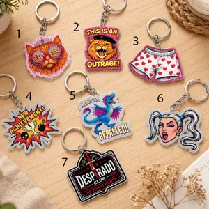 Dungeon Crawler Carl Inspired Acrylic Keychains- Princess Donut, Mongo Keychain, This Is An Outrage- Gift For LitRPG Fans