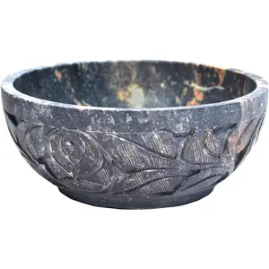 Soapstone Scrying and Smudge Bowl (Scrying - Bowls & Mirrors)