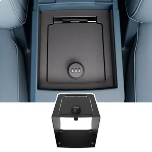 [Fits 22-25 Maverick] Center Console Safe Organizer Compatible with 2022-2025 Ford Maverick Lock Box Console Safe Vault Replacement for 2022-2025 Ford Maverick Accessories