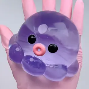 Octopus Decompression Toy, Inflatable Bubble Stress-Relief Squishy, Slow-Rebound Squeeze Toy, Stress Relieving Accessory