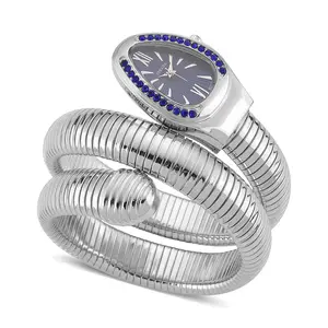 Shop LC Strada  Crystal Japanese Movement Watch in Silvertone