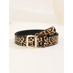 1pc Leopard Print Fashionable Waist Belt For Women, Suitable For Valentine's Day, Carnival, Back To School, Halloween, Christmas And Other Parties Summer, School Fall, summer, Halloween
