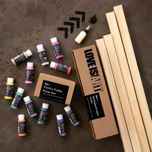 The Ultimate Lovers Art kit (Original Art Kit + Extra Paint Set + Artist Stretcher Bar Set)