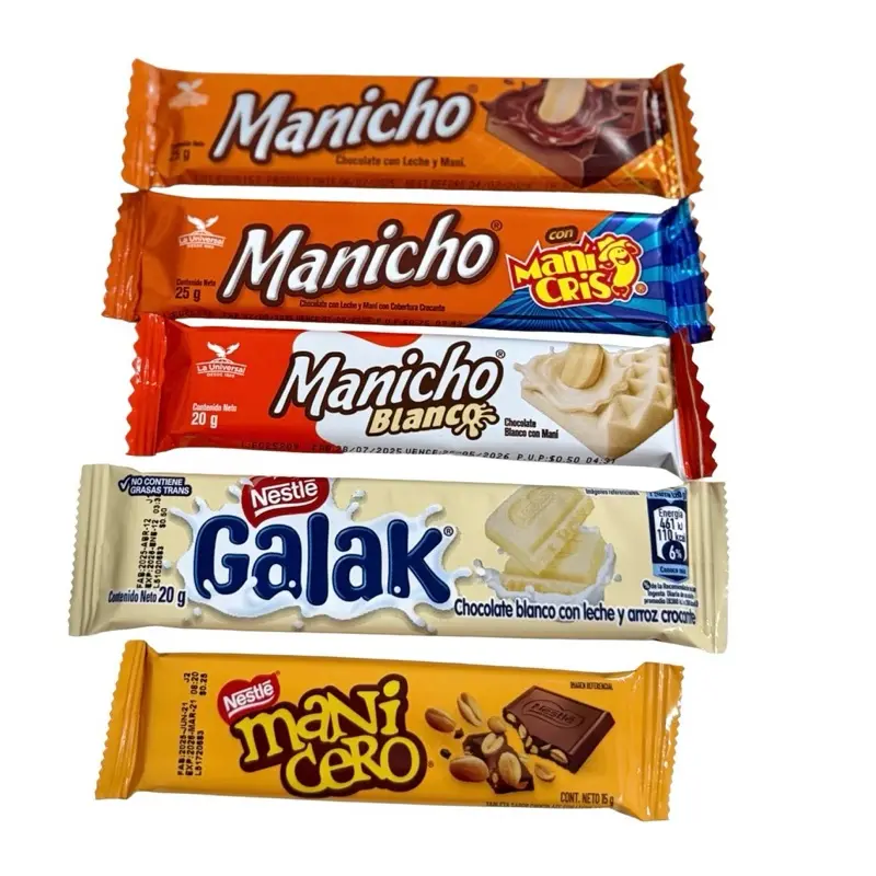 Barras de chocolate 1ct