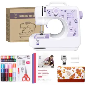 KPCB Sewing Machine for Beginners 12 Stitches with Reverse- (Large, Purple)