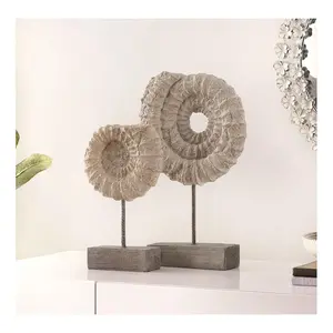 Safavieh Lena Set Of 2 Ammonite Shell Table Decor