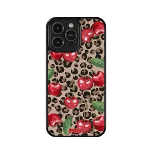 Cherry Cheetah Print Phone case