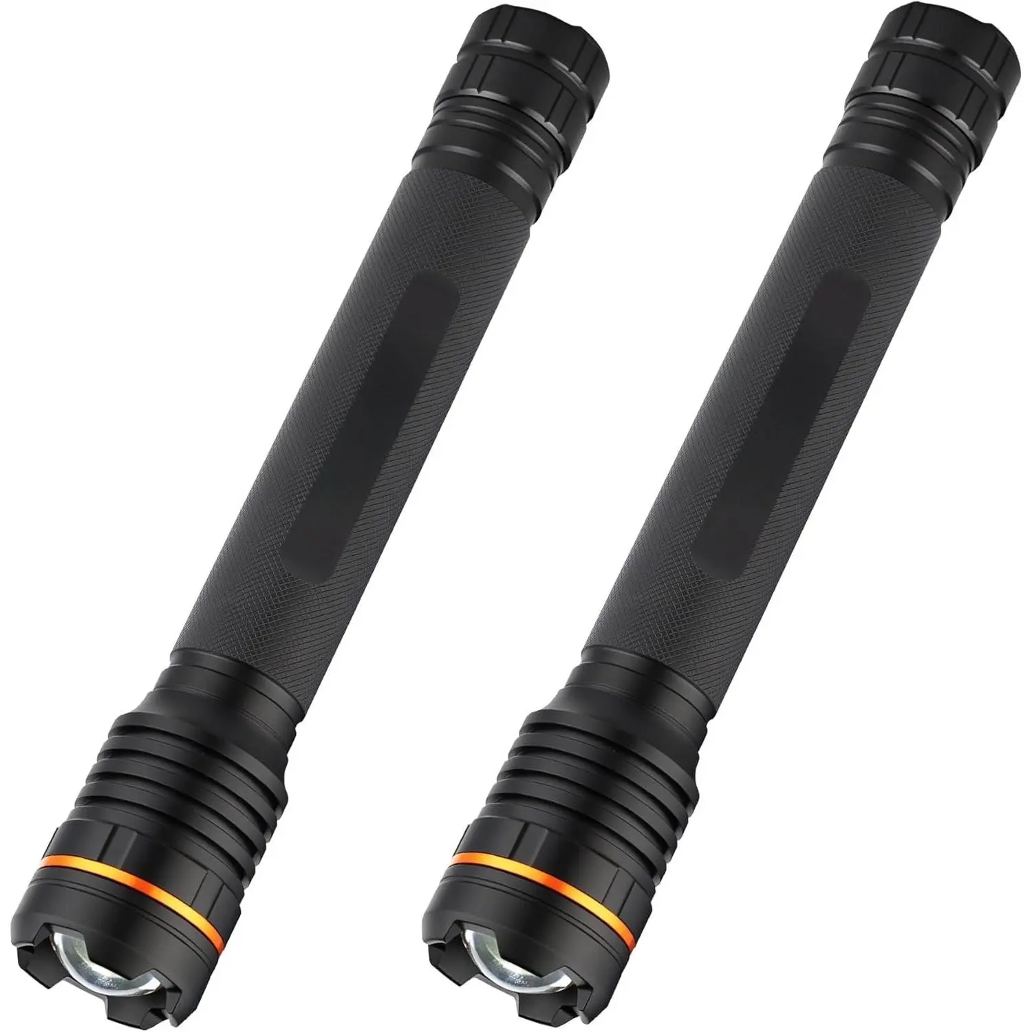 2 Pack Heavy Duty 4D Cell LED Flashlights Large  Zoomable High Lumens 2000 LM    Flash Light- Big Flashlight for   Power Outages Camping