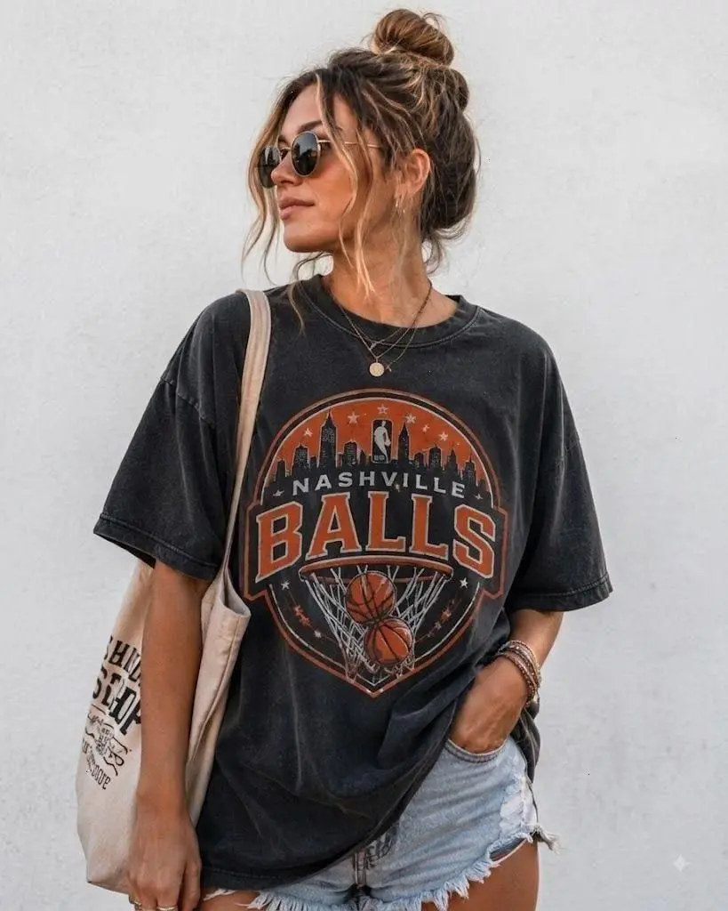 Nashville Balls Shirt , Nashville Basketball , Nashville Gift , Basketball T Shirt, Nashville Balls basketball tee