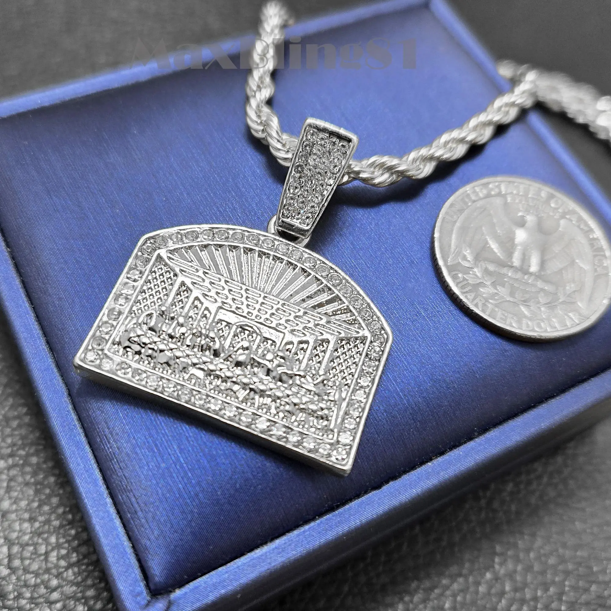 (SILVER) LAST SUPPER NECKLACE 