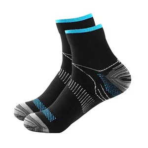 5 Pairs Compression Socks for Women & Men ,Ankle Athletic Socks Best Support for Running Hiking Cycling