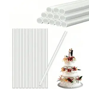 5/10/20 Pack Cake Stand Poles, Plastic Cake Sticks, Stackable and Supportive, Diameter 10mm, Length 300mm, Party Supplies, Cake Decorating Supplies