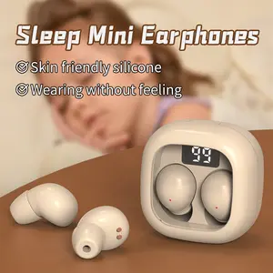 MSHUKCOE Invisible Mini Earbuds Wireless Bluetooth,Smallest Low Profile Micro Tiny Discreet Hidden Earbuds,for All Type Ears Stereo Sound Headset IPX5 Waterproof for Small Ear Canals