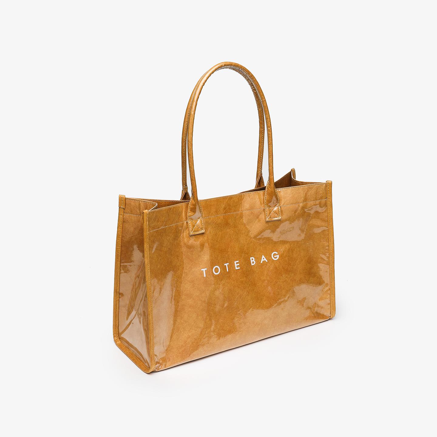 Leopard Print Jelly Tote Bag, Large Capacity Waterproof PVC Handbag – Solid Color Casual Shopping Bag for Everyday Use