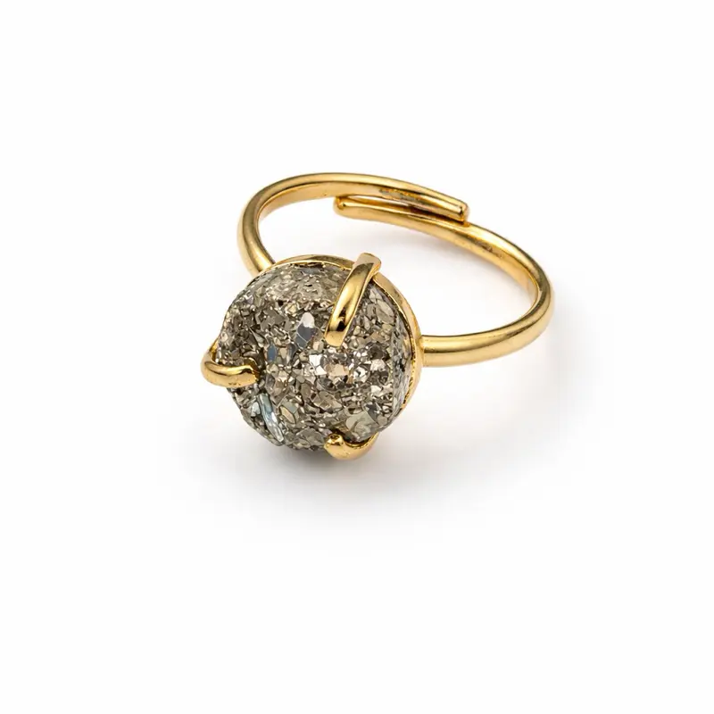 Pyrite Small Ring (Size 5-9)